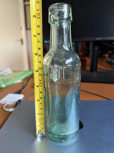 Antique whites glass bottle - whites,