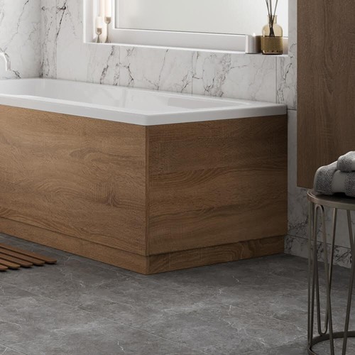 Oak wood bath panel - bath,