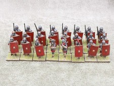 28mm Ancients metal ROMAN LEGIONARIES x24 Well Painted Wargames Foundry 30226