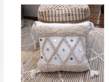 New Bohemian cushion cover pillow cover 18x18" moroccan throw pillow with tassel