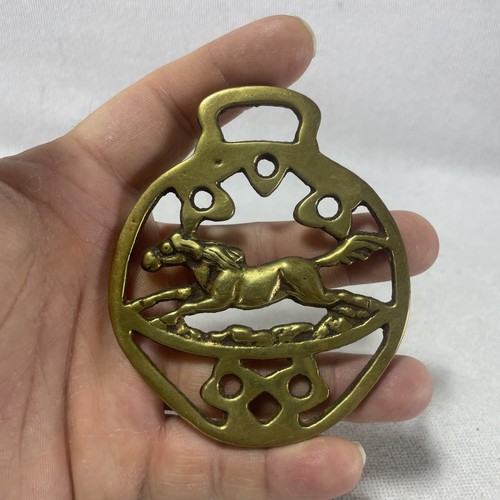 Horse brass medallion rocking - horse,