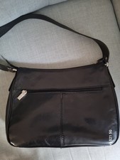 Gianni Conti Quality  Black Leather Italian  Shoulder Bag