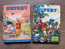 Rupert Bear Annuals 1973 and 1978 not clipped just a name in one