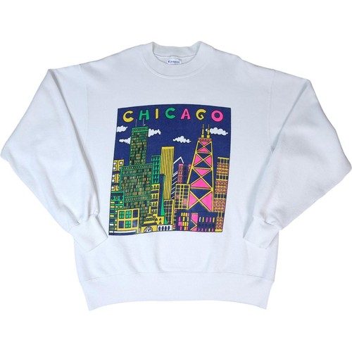 Vintage 90s chicago sweatshirt - 90s,