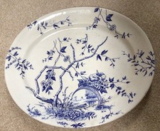 Large Blue and White Antique