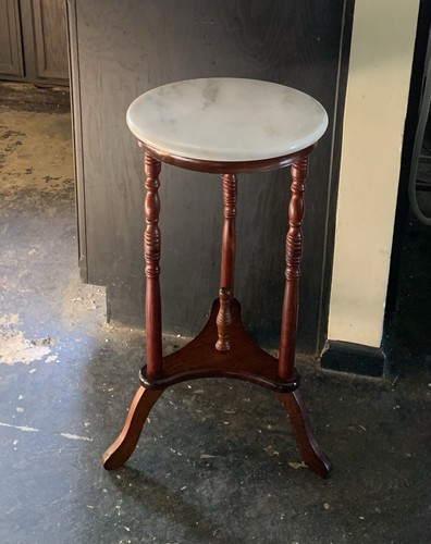Vtg large wood marble - wood, &