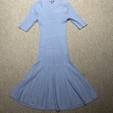 Guess Dress Size Small Knit Baby Blue knee length 