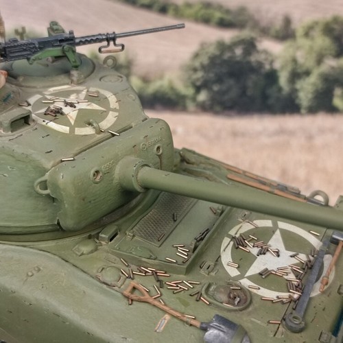 Diorama machine gun - 1/35,