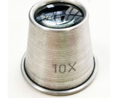 Aluminium magnifying eye glass - eye,