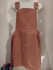 *NEW* Shein. Brown Cord Dungaree Dress.  Size 12-14 ( Euro 40-42)