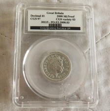 2000 UK SILVER PROOF WALES ONE