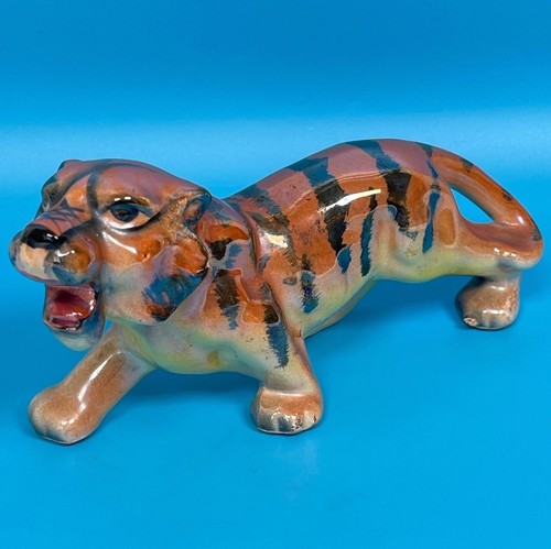 Vintage ceramic iridescent - ceramic,