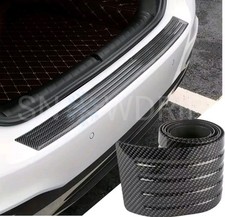 For MINI COOPER BOOT TRUNK BUMPER GUARD PROTECTOR STRIP CARBON EFFECT