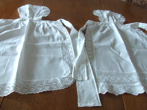 Vintage white linen lace - vintage,