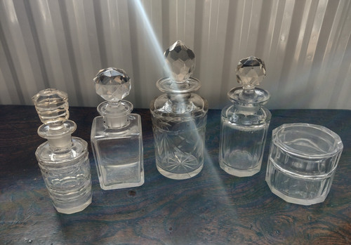 5pc vintage crystal - vintage, &
