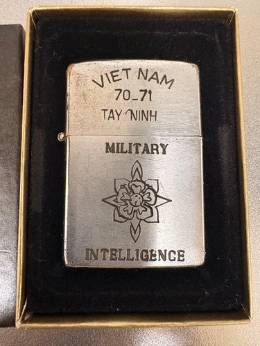 Zippo vietnam engraved lighter - zippo,