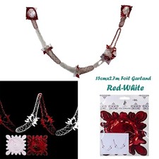 4 FOIL GARLANDS CHRISTMAS