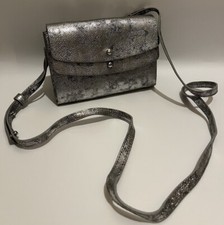 NEXT SILVER CRACKLED FAUX