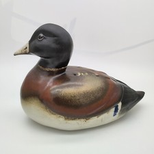 Helmsdale Pottery Duck, David & Penny Woodley, 17cm High, 25.5cm Length