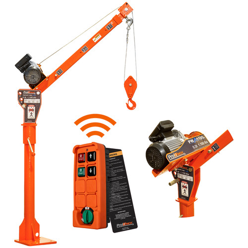 Davit crane 360 swivel - davit, with