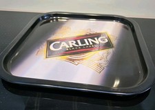 Carling Black Label Larger Advertising Beer Pub Drinks Tray 1990s Vintage NOS 