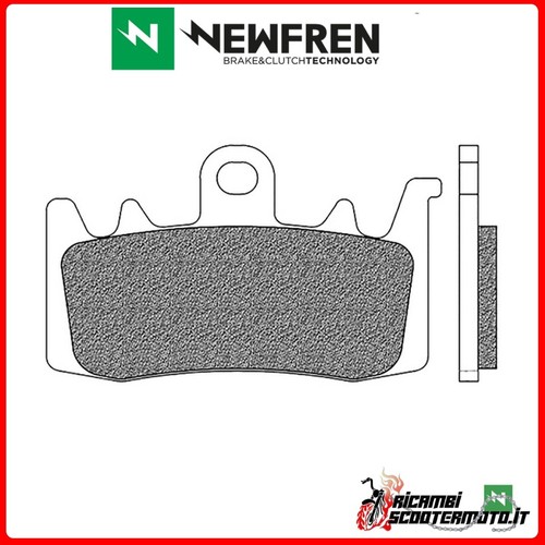 Front brake pads newfren - pads,