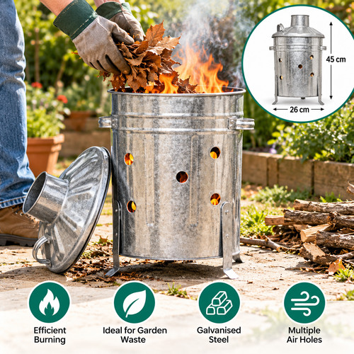 15l garden galvanised - 15l,