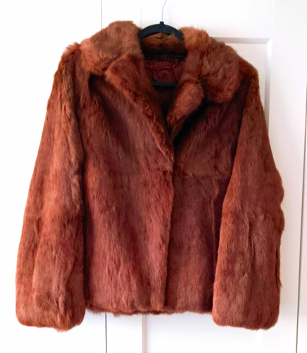 Vintage real rabbit fur coat - vintage,