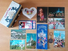 Vintage Disneyland US Tokyo Hong Kong & Disney World memorabilia Bundle 1980
