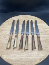 Antique horn handled table