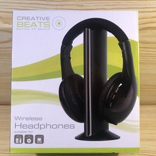 Creative Beats Purity of Sound Wireless Headphones with Built in Digital Radio