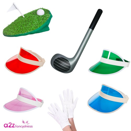 Pub golf fancy dress - fancy, visors