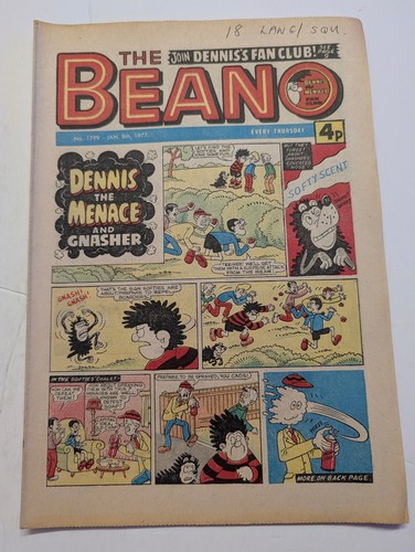 Beano comic 1799 january - comic, 1799,