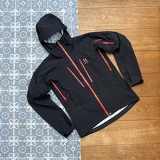 Black and Red Haglofs Gore-Tex Pro Spitz Jacket