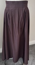 John Lewis Burgundy ‘Taffeta’ Full Skirt Size 12