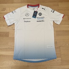 BNWT Williams F1 Racing T-Shirt Puma Mens White 2024 Size Medium