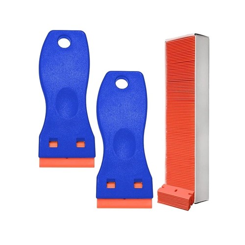 100 pcs plastic scraper razor - 100,
