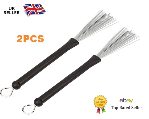 Pair drum brushes retractable - pair,