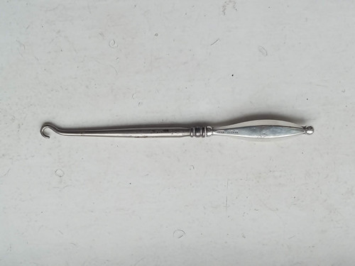 Antique edwardian button - button, hook