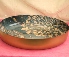 Ptmd large metal - shallow, bowl