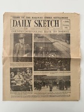 Daily Sketch May 1926 General Strike 4 Page Emergency Issue Original Newspaper