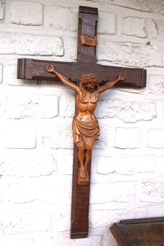 Antique large french wood