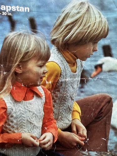 Vtg patons knitting pattern - vtg,