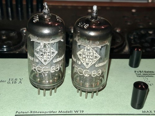 Telefunken ecc83 matched - ecc83,