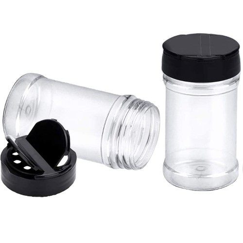 Plastic spice jars shaker - spice,