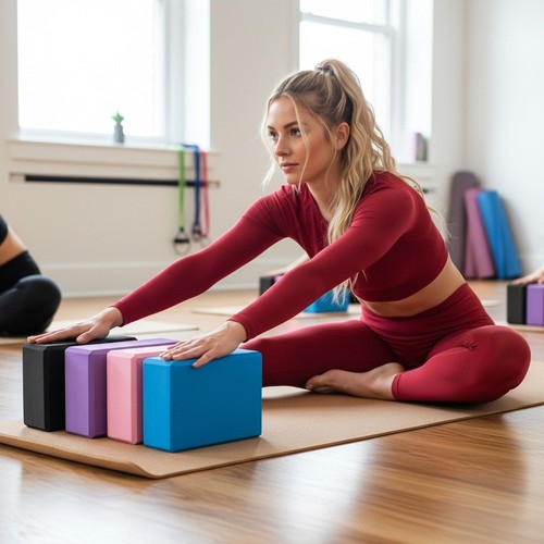 Yoga blocks pair - yoga, brick