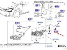 Toyota Corolla Sedan E21 Headlight Optiwhite Bulb Kit 90981YZZDN