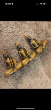 3 Gold Buddhas Buddha Figurines Statues Home