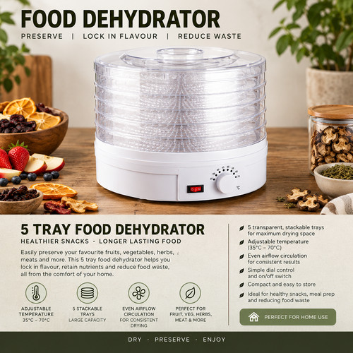Homcom tier food dehydrator - homcom,