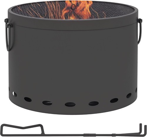 Outsunny smokeless fire pit - fire,